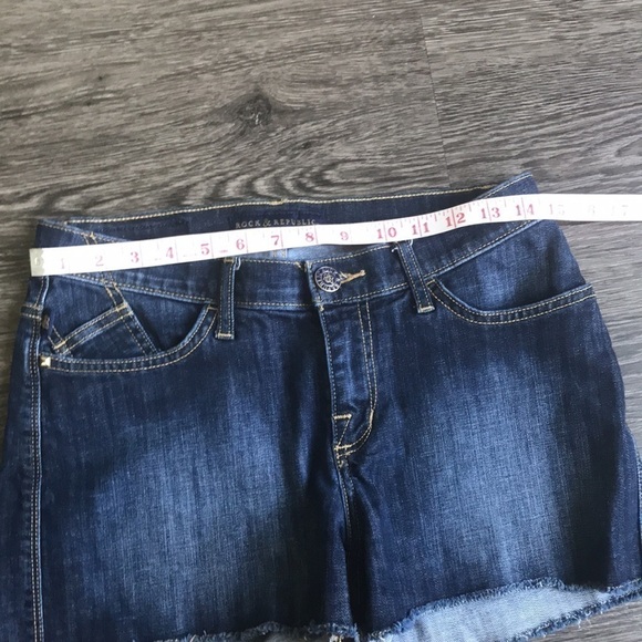 ROCK & Republic Hula stretch denim shorts 6 - Picture 10 of 11